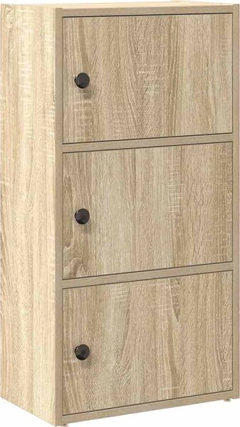 VidaXL Knihovna 40x24x77 cm kompozitní dřevo [860369] Barva: dub artisan