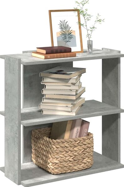 VidaXL Knihovna se 3 policemi 60x30x60 cm kompozit [860250] Barva: dub sonoma