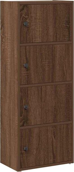 VidaXL Knihovna 40x24x102 cm kompozitní dřevo [860379] Barva: Bílá