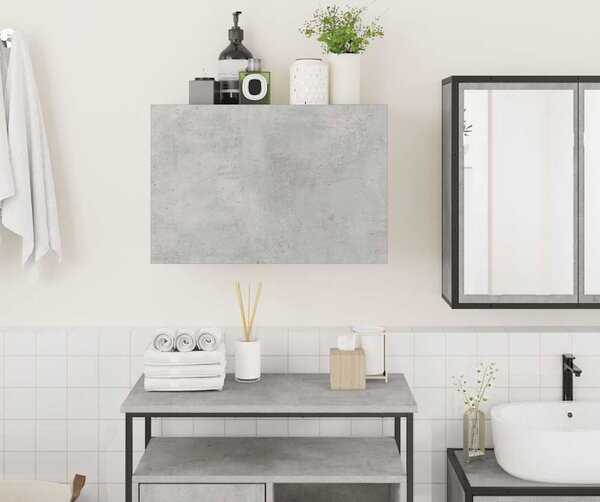 VidaXL Koupelnová nástěnná skříňka 60x25x40 cm kompozit [860070] Barva: šedá sonoma