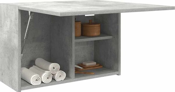 VidaXL Koupelnová nástěnná skříňka 60x25x40 cm kompozit [860070] Barva: šedá sonoma