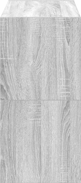 VidaXL Stojany na boty 2 ks stohovatelné dub 60x30x30,5 cm [858868] Barva: Betonová šedá