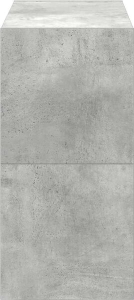 VidaXL Stojany na boty 2 ks stohovatelné dub 60x30x30,5 cm [858868] Barva: Betonová šedá