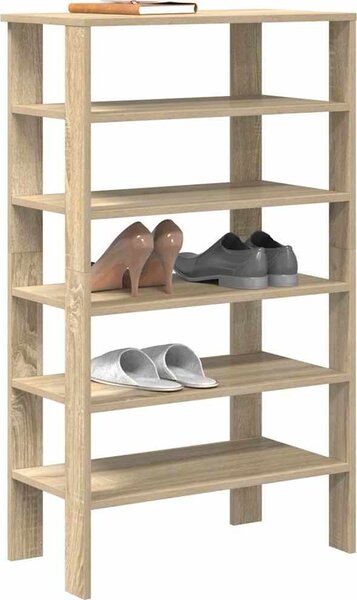 VidaXL Botník 61x32x105 cm kompozitní dřevo [859862] Barva: šedá sonoma