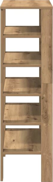 VidaXL Botník 61x32x105 cm kompozitní dřevo [859862] Barva: šedá sonoma