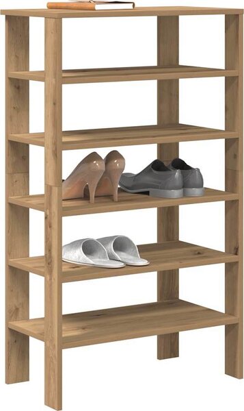 VidaXL Botník 61x32x105 cm kompozitní dřevo [859862] Barva: šedá sonoma