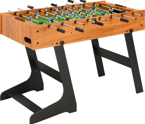 VidaXL Skládací stolní fotbal 121 x 61 x 80 cm [91938] Barva: světle hnědá
