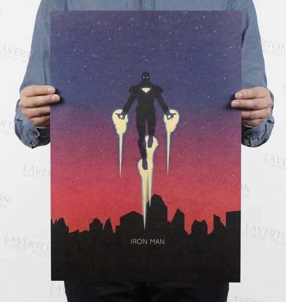 Tie Ler Plakát Marvel Iron Man č.135, 51.5 x 36 cm