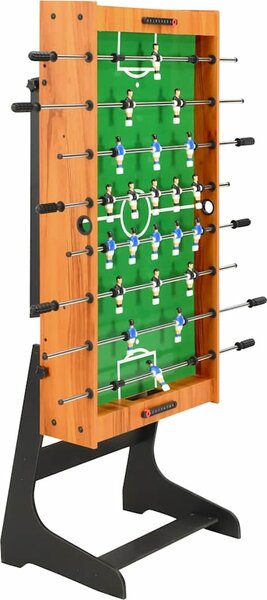 VidaXL Skládací stolní fotbal 121 x 61 x 80 cm [91938] Barva: světle hnědá