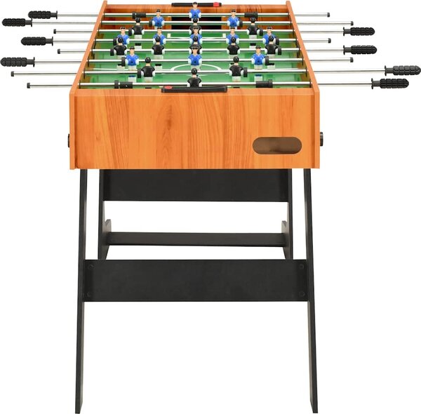 VidaXL Skládací stolní fotbal 121 x 61 x 80 cm [91938] Barva: světle hnědá