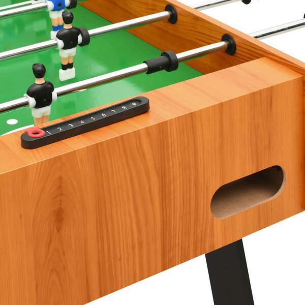 VidaXL Skládací stolní fotbal 121 x 61 x 80 cm [91938] Barva: světle hnědá