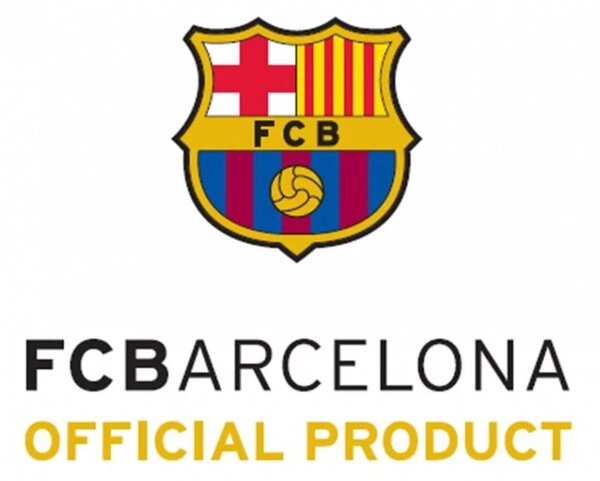 Velurový polštář FC Barcelona - motiv Força Barça | 40x40 cm