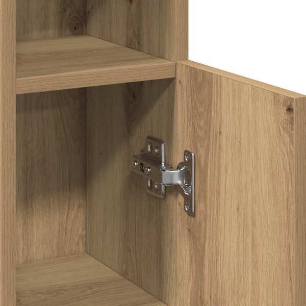 VidaXL Koupelnová skříňka s držákem rolí 20,5 x 22 x 90 cm [858505] Barva: Bílá