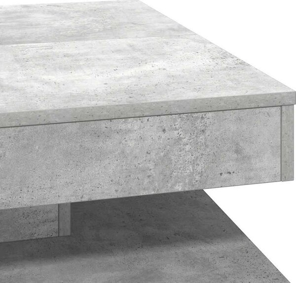 VidaXL Konferenční stolek otočný o 360º 70 x 70 x 34,5 cm [858482] Barva: Bílá