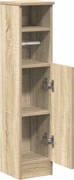 VidaXL Koupelnová skříňka s držákem rolí 20,5 x 22 x 90 cm [858505] Barva: Bílá