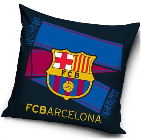 Velurový polštář FC Barcelona - motiv Lazo | 40 x 40 cm