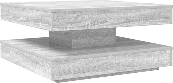 VidaXL Konferenční stolek otočný o 360º 70 x 70 x 34,5 cm [858482] Barva: Betonová šedá