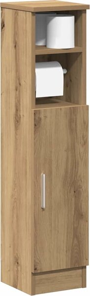 VidaXL Koupelnová skříňka s držákem rolí 20,5 x 22 x 90 cm [858505] Barva: Bílá