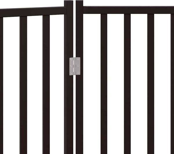 VidaXL Zábrana pro psy skládací 3 panely 150 cm masiv jedle [352270] Barva: Černá