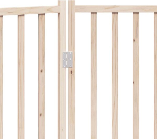 VidaXL Zábrana pro psy skládací 2 panely 160 cm masivní jedle [352298] Barva: Bílá