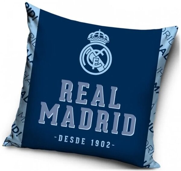 Velurový polštář Real Madrid CF - motiv Desde 1902 - 40 x 40 cm
