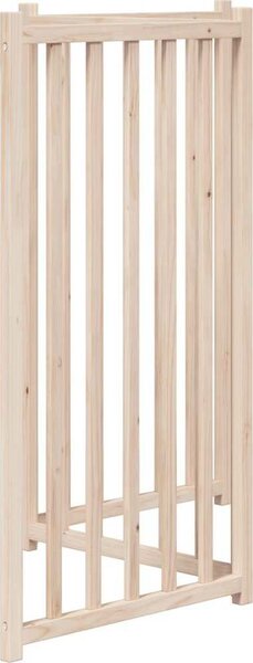 VidaXL Zábrana pro psy skládací 3 panely 150 cm masiv jedle [352270] Barva: Černá