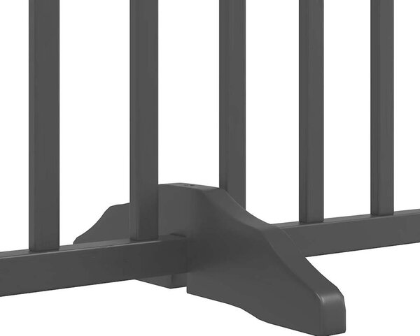 VidaXL Zábrana pro psy s dvířky skládací 4 panely 320 cm [352291] Barva: Černá
