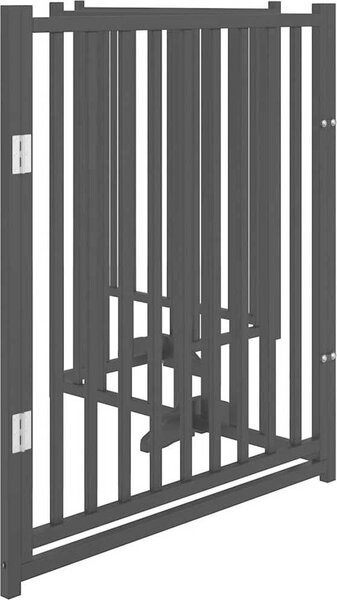VidaXL Zábrana pro psy s dvířky skládací 4 panely 320 cm [352291] Barva: Černá