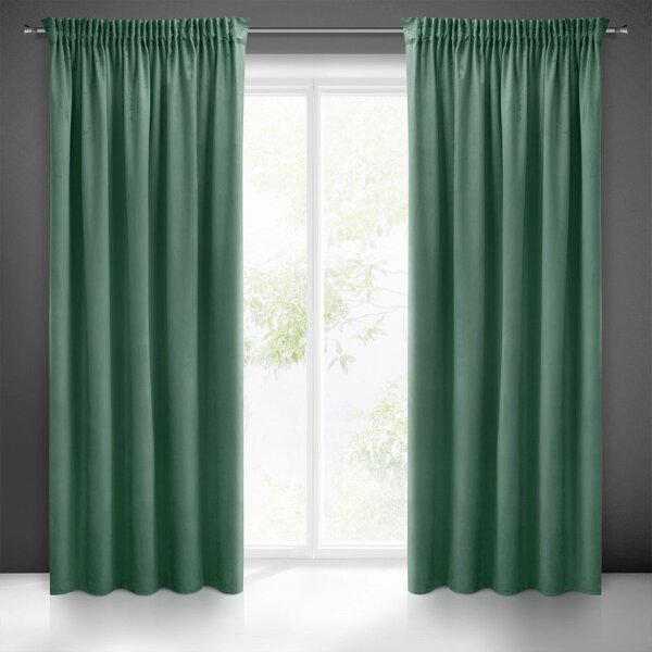 ZATEMŇOVACÍ ZÁVĚS NA PÁSCE PIERRE CARDIN SIBEL 140X270 CM TMAVOMĚTOVÁ