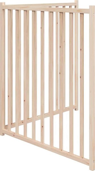 VidaXL Zábrana pro psy skládací 2 panely 160 cm masivní jedle [352298] Barva: Bílá