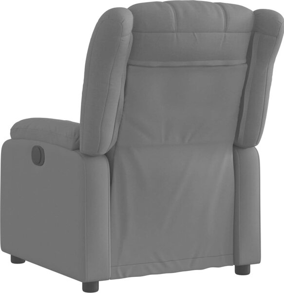 VidaXL Polohovací křeslo látky [3205773] Barva: Tmavě šedá