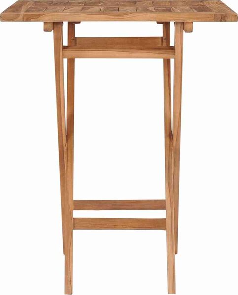 VidaXL Skládací zahradní stolek 60 x 60 x 75 cm masivní teakové dřevo [48994]