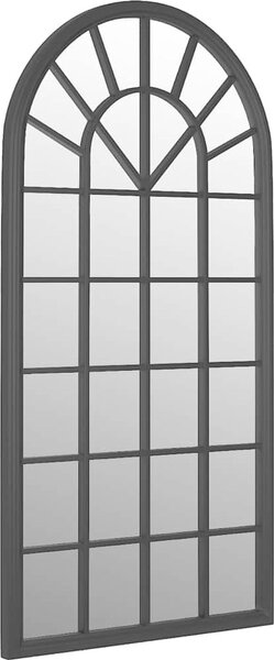 VidaXL Zahradní zrcadlo 90 x 45 cm železo do exteriéru [318348] Barva: Písková