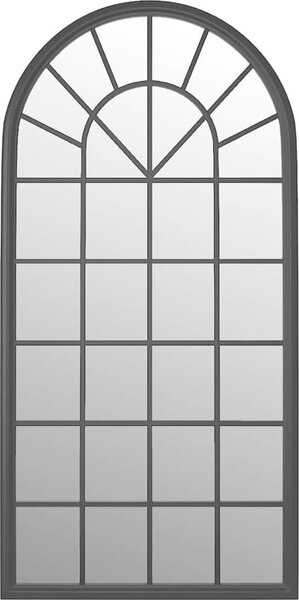 VidaXL Zahradní zrcadlo 90 x 45 cm železo do exteriéru [318348] Barva: Písková