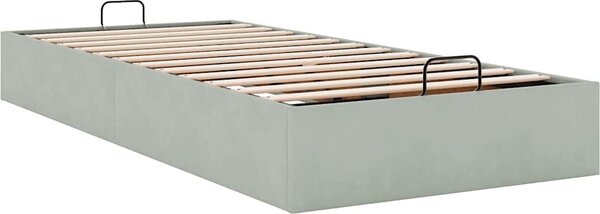VidaXL Osmanský rám postele bez matrace 80x200 cm samet [3310925] Barva: Tmavě šedá