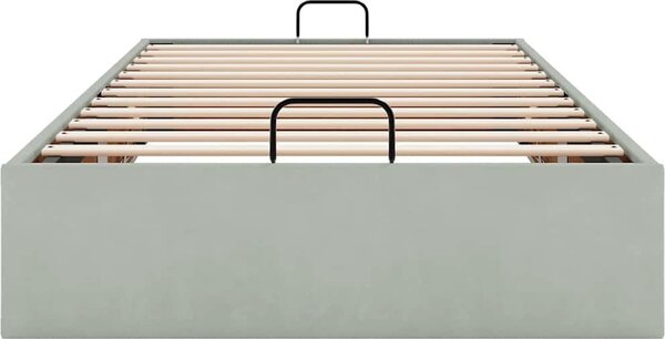 VidaXL Osmanský rám postele bez matrace 80x200 cm samet [3310925] Barva: Tmavě šedá