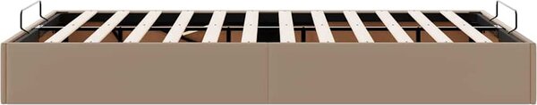 VidaXL Osmanský rám postele bez matrace 120x200 cm umělá kůže [3310798] Barva: Bílá