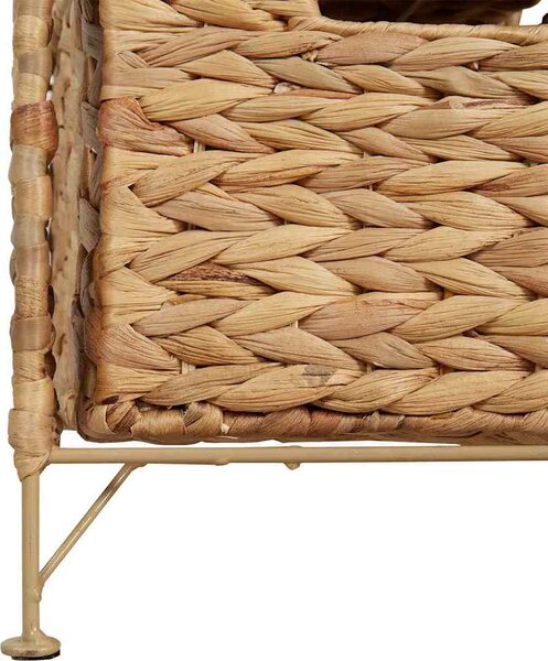VidaXL Komoda se 6 košíky 47 x 37 x 100 cm vodní hyacint [245493]