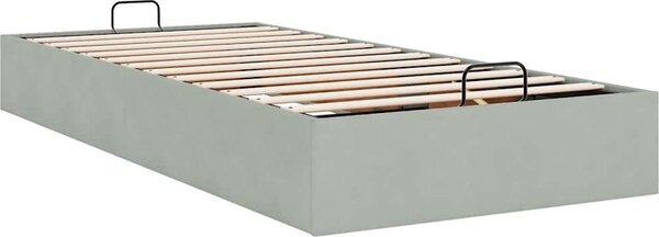 VidaXL Osmanský rám postele bez matrace 80x200 cm samet [3310925] Barva: Tmavě šedá