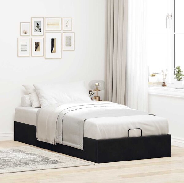 VidaXL Osmanský rám postele bez matrace 80x200 cm samet [3310925] Barva: Tmavě šedá