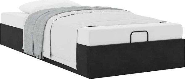 VidaXL Osmanský rám postele bez matrace 80x200 cm samet [3310925] Barva: Tmavě šedá