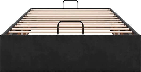 VidaXL Osmanský rám postele bez matrace 80x200 cm samet [3310925] Barva: Tmavě šedá