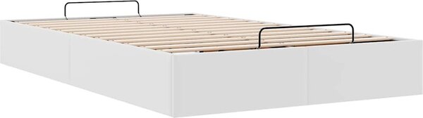 VidaXL Osmanský rám postele bez matrace 120x200 cm umělá kůže [3310798] Barva: Bílá