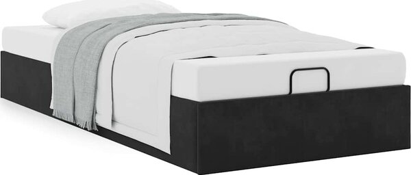 VidaXL Osmanský rám postele bez matrace 80x200 cm samet [3310925] Barva: Tmavě šedá