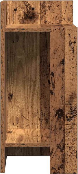 VidaXL Odkládací stolek s policí 25,5x27x60 cm [858542] Barva: dub artisan