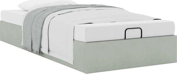 VidaXL Osmanský rám postele bez matrace 80x200 cm samet [3310925] Barva: Tmavě šedá