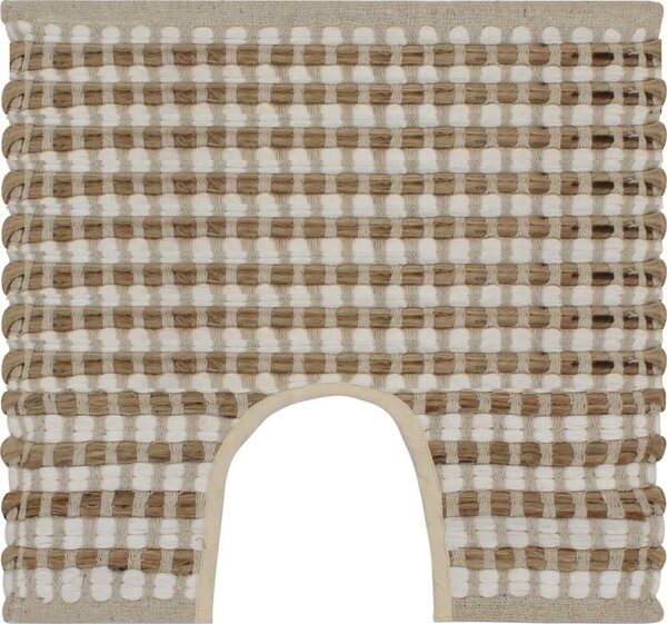 VidaXL Koupelnová předložka z juty 160 x 230 cm přírodní a [133219] Barva: Bílá