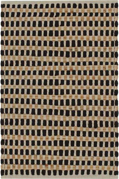VidaXL Koupelnová předložka z juty 160 x 230 cm přírodní a [133219] Barva: Bílá