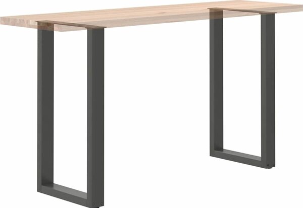 VidaXL Nohy barového stolu ve tvaru U 2 ks ocel 50 x (90-91) cm ocel [4013222] Barva: antracitová