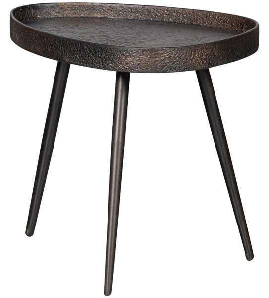 WOOOD Set dvou konferenčních stolků Educro 71x52 / 54x41 cm s bronzovým dekorem